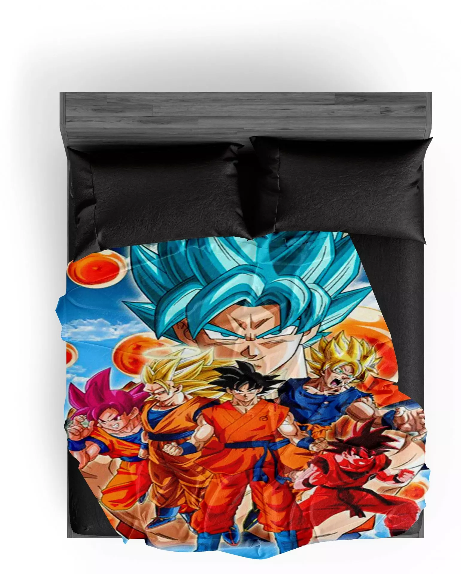 Plaid Dragon Ball Z - Formes Goku
