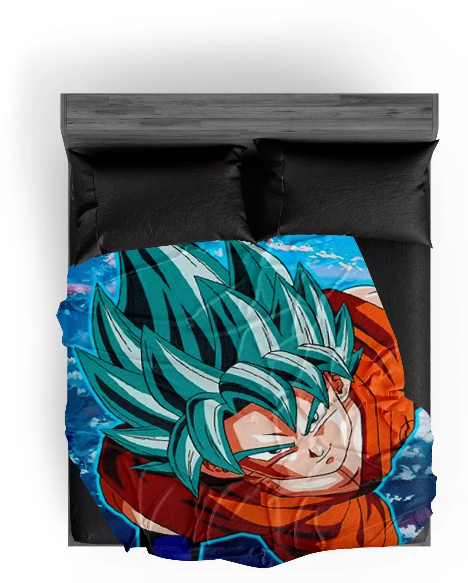Plaid Dragon Ball Super - Sangoku SSJ Blue