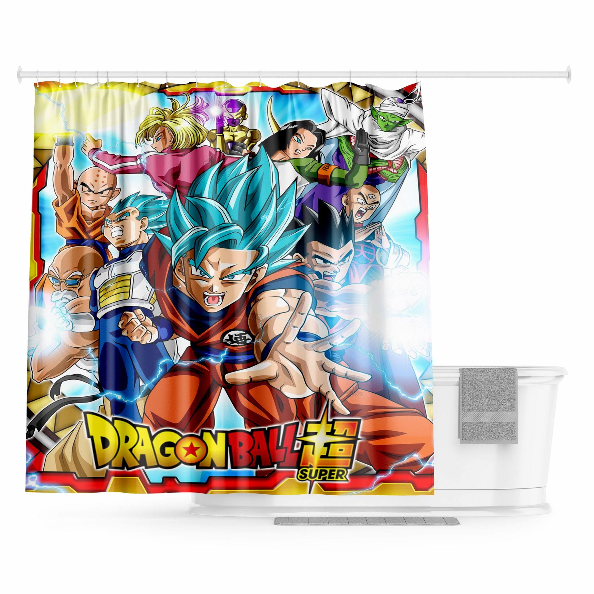 Rideau de Douche Dragon Ball - Z Fighter