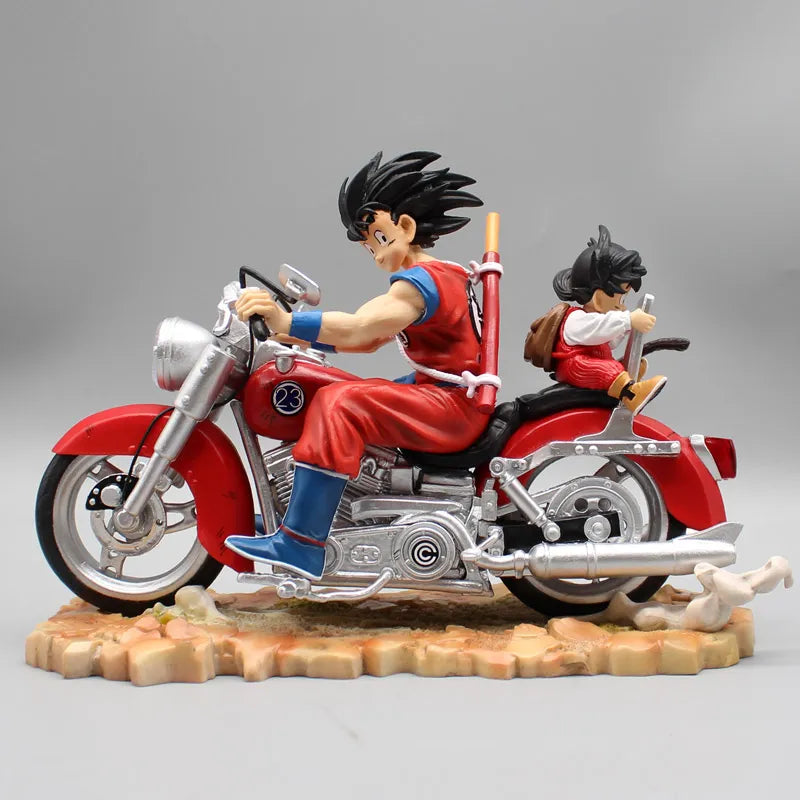 Figurine Dragon Ball Goku & Gohan Moto