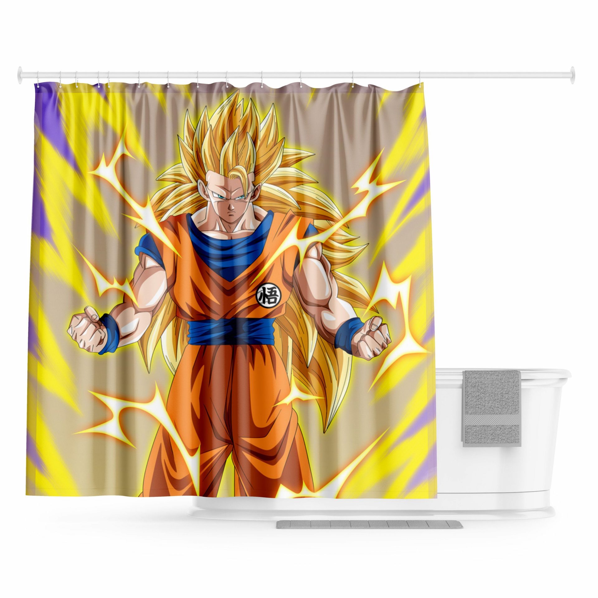 Rideau de Douche Dragon Ball Z - Goku SSJ3