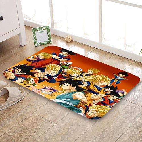 Tapis Dragon Ball Famille Saiyan