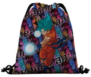 Sac de Sport Dragon Ball Goku Super Saiyan Bleu