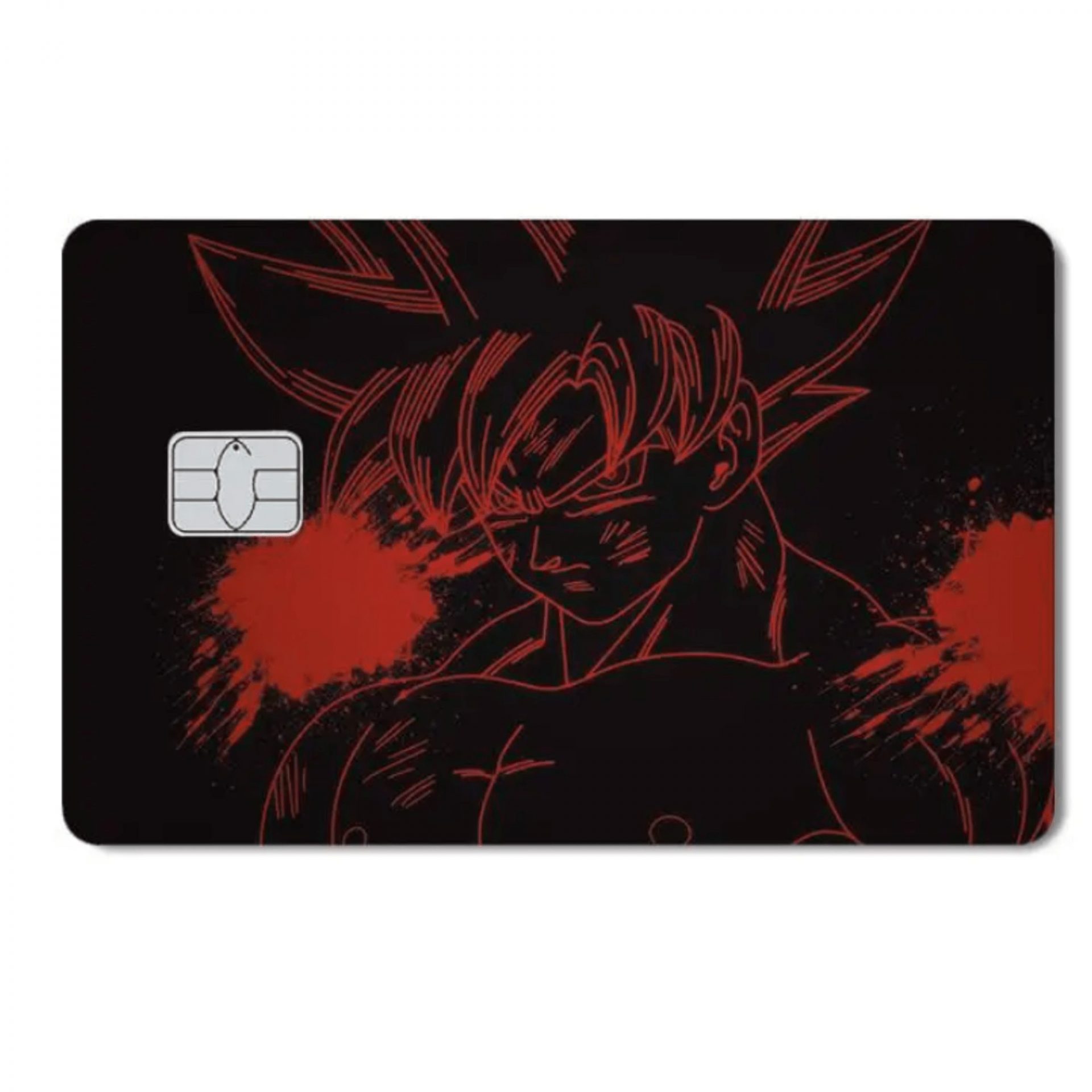 Sticker Carte Bancaire Dragon Ball Détermination de Goku