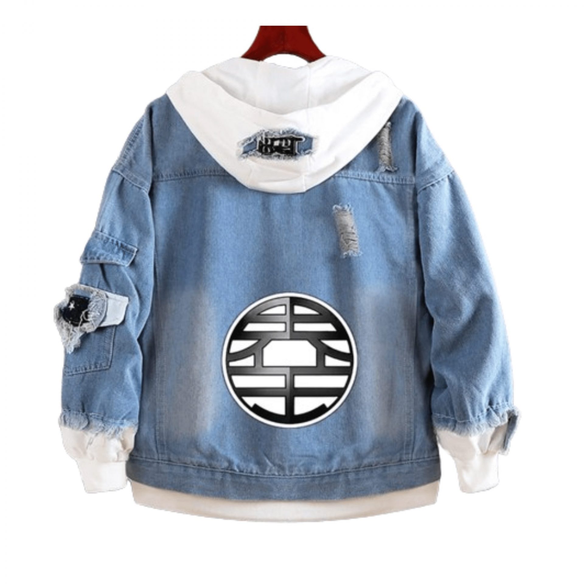 Veste en Jean Dragon Ball Kanji Kaio