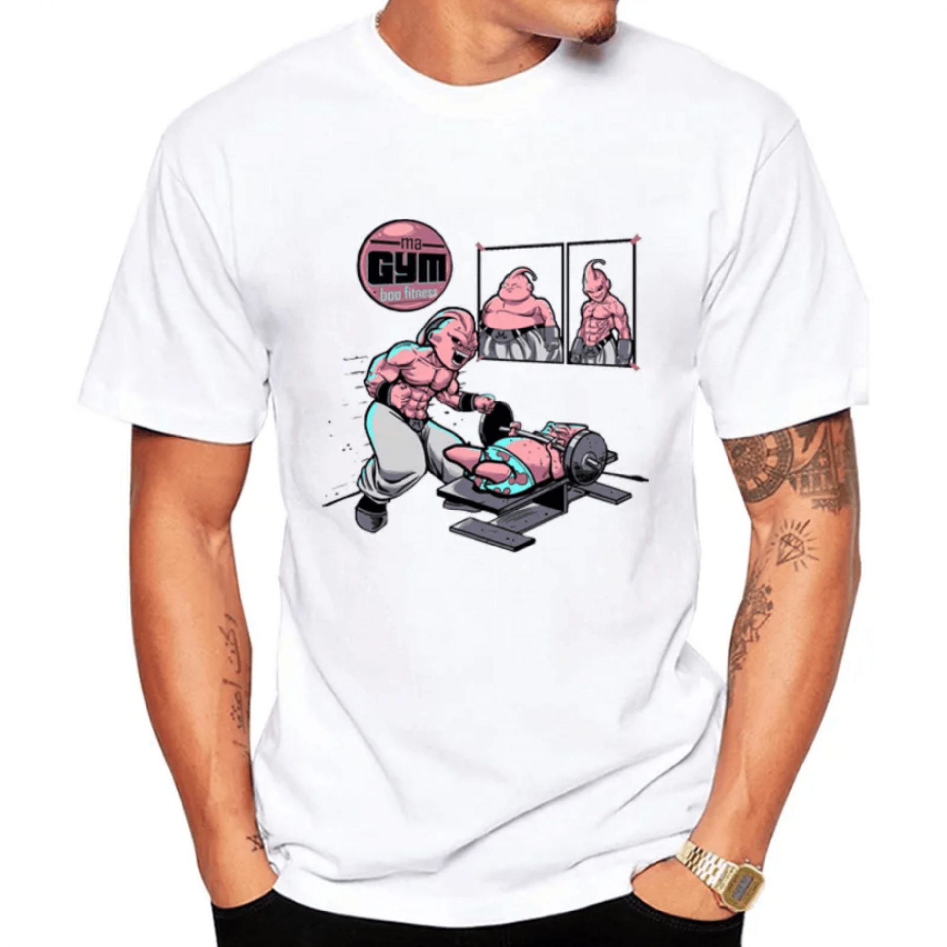 T-shirt Dragon Ball Buu Musculation