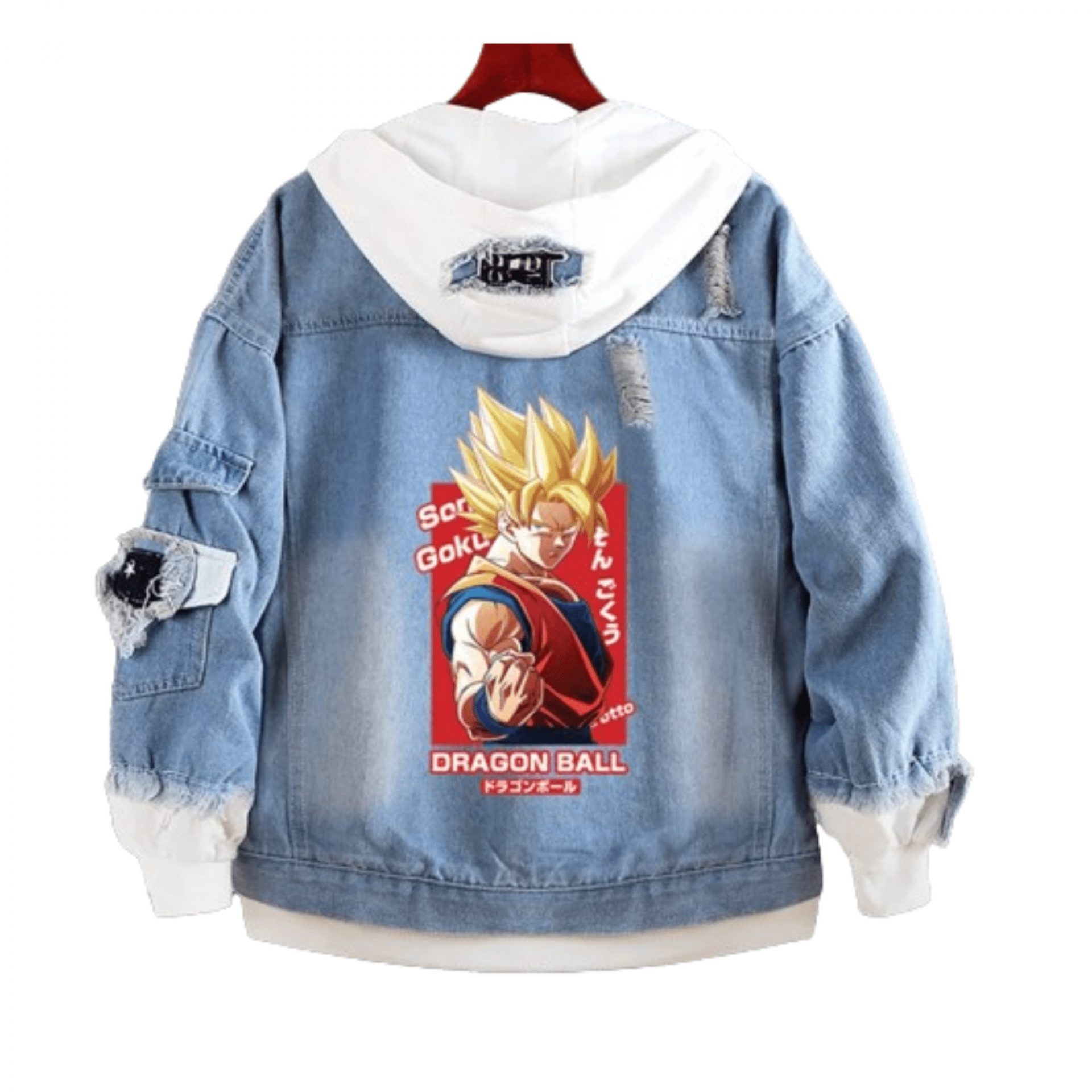 Veste en Jean Dragon Ball Goku Super Saiyan