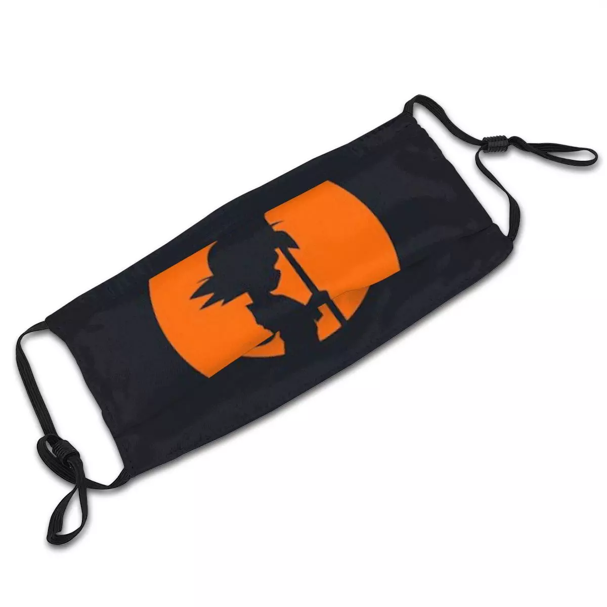 Son Goku Child Shadow Drawing Mouth Face Mask Dragon Ball Z Gohan Shonen Manga Protection Reusable Washable Masks With Filters – Image 7