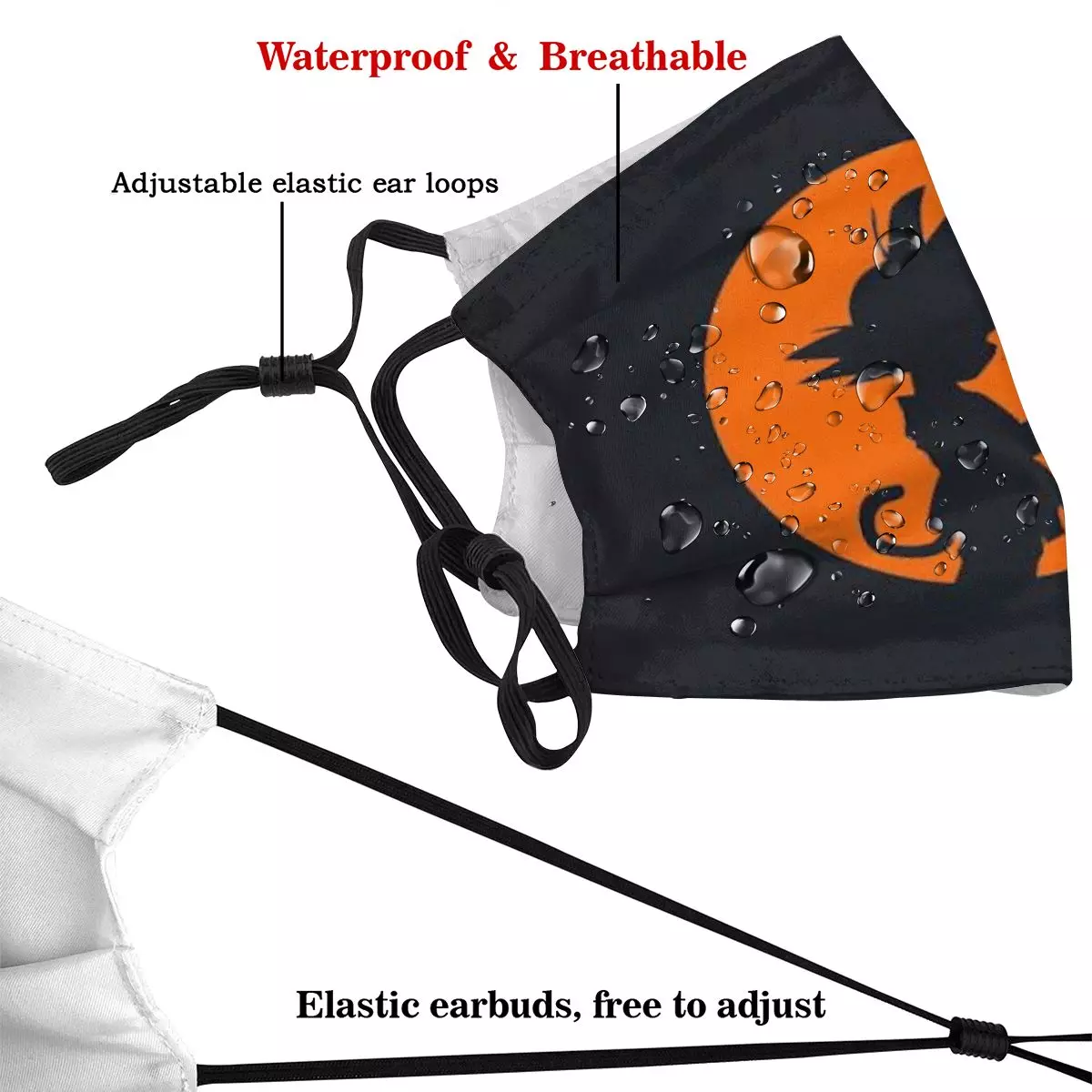 Son Goku Child Shadow Drawing Mouth Face Mask Dragon Ball Z Gohan Shonen Manga Protection Reusable Washable Masks With Filters – Image 5