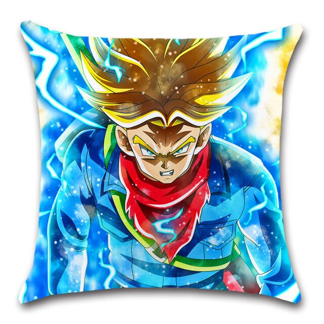 Housse de Coussin DBZ Trunks du Futur