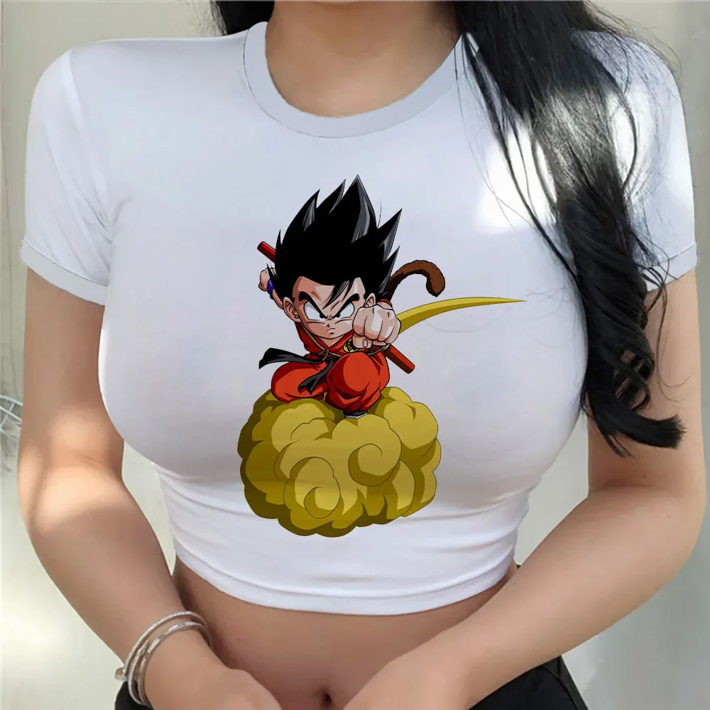 Crop Top Dragon Ball Goku Nuage Magique