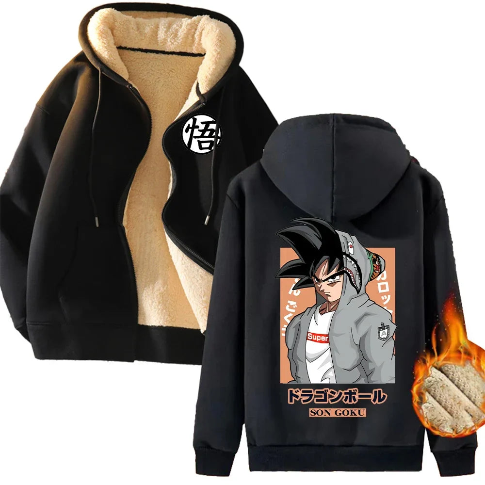 Veste Polaire Dragon Ball Goku Streetwear