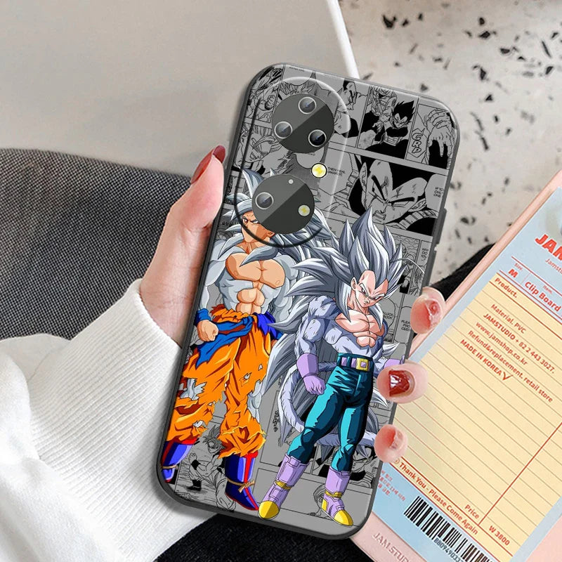 Coque Huawei Dragon Ball Goku & Vegeta Saiyan 5