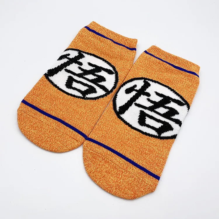 Chaussettes Dragon Ball Orange Kanji Go