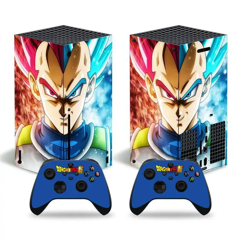 Sticker Xbox Serie X Dragon Ball Énergie Vegeta