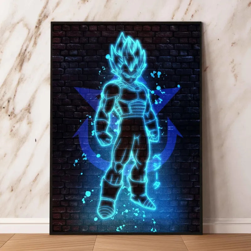 Poster Dragon Ball Vegeta Saiyan Divin