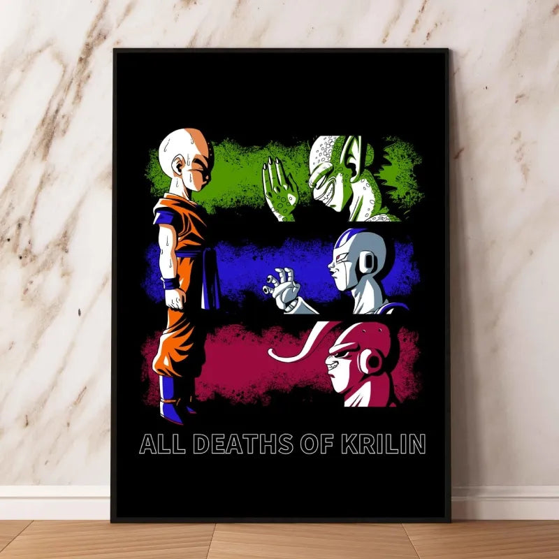 Poster Dragon Ball Morts de Krilin