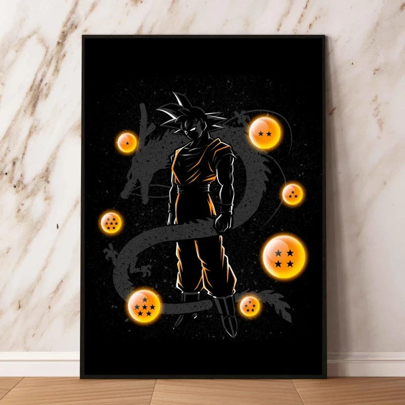 Poster Dragon Ball Goku Invocation Shenron