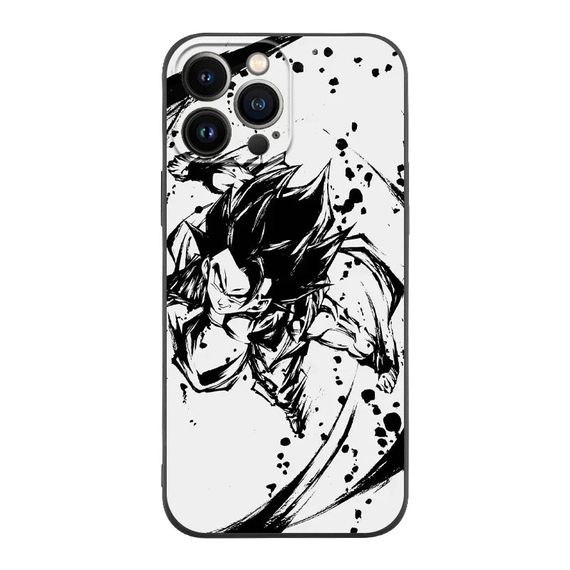 Coque iPhone Dragon Ball Sérénité de Gogeta