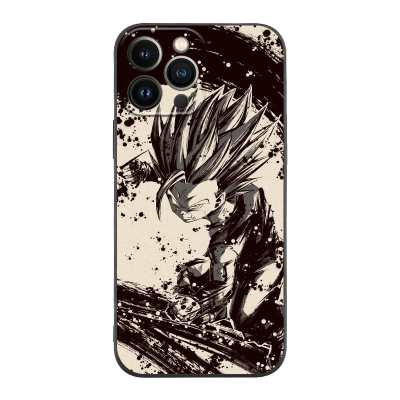 Coque iPhone Dragon Ball Gohan VS Cell