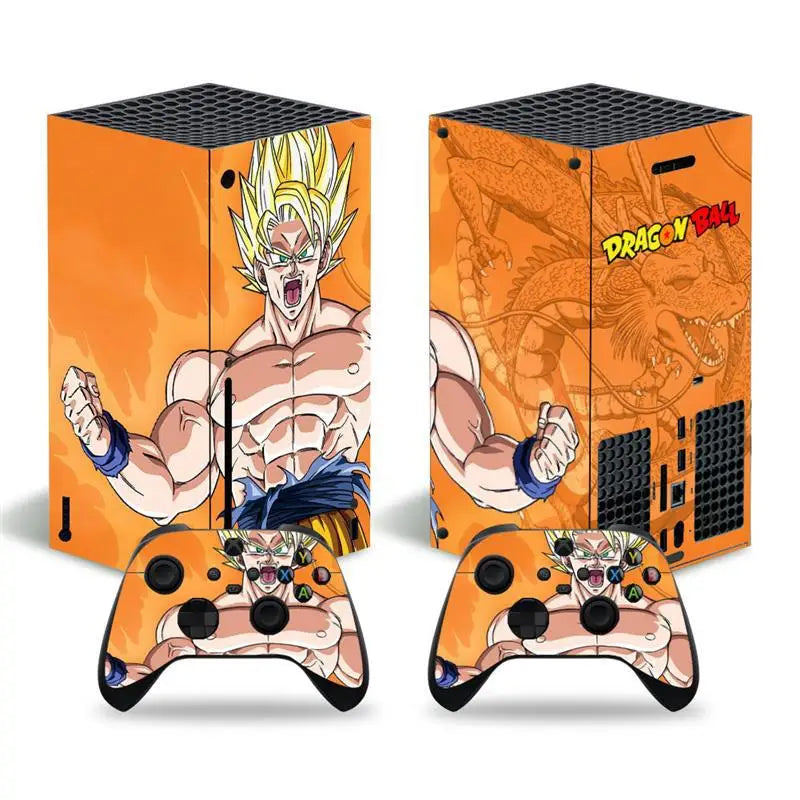 Sticker Xbox Serie X Dragon Ball Goku & Shenron