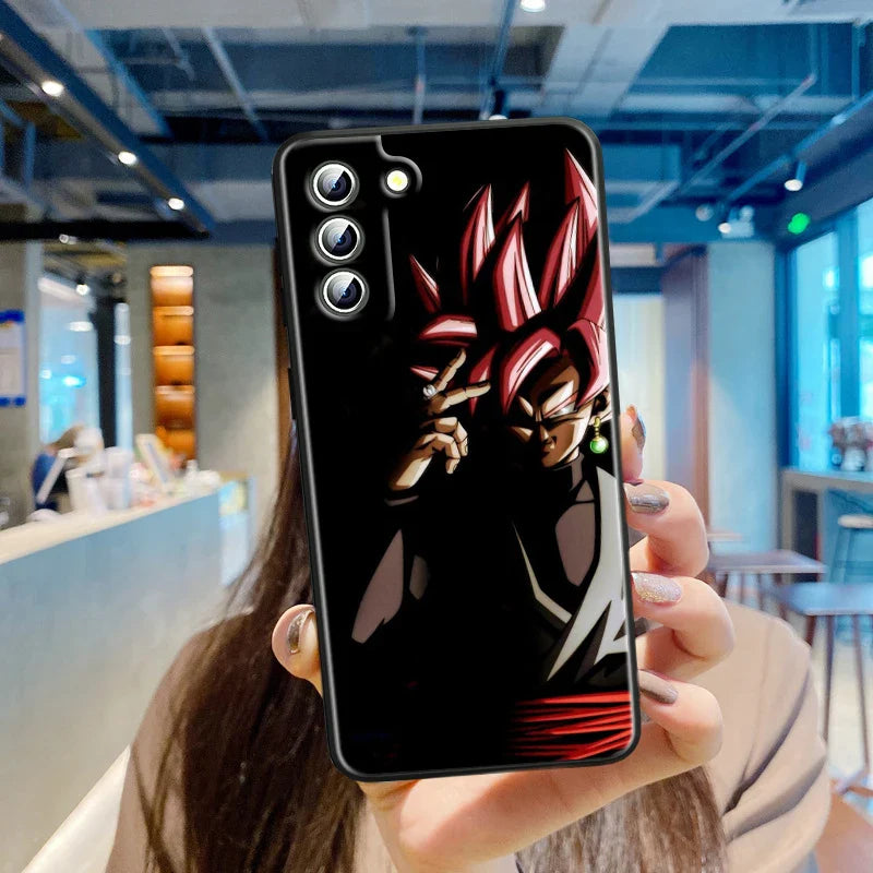 Coque Samsung Dragon Ball Goku Rosé Potaras