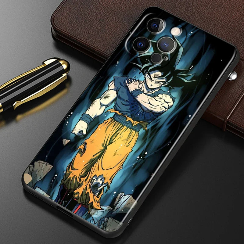 Coque iPhone Dragon Ball Goku Persévérance