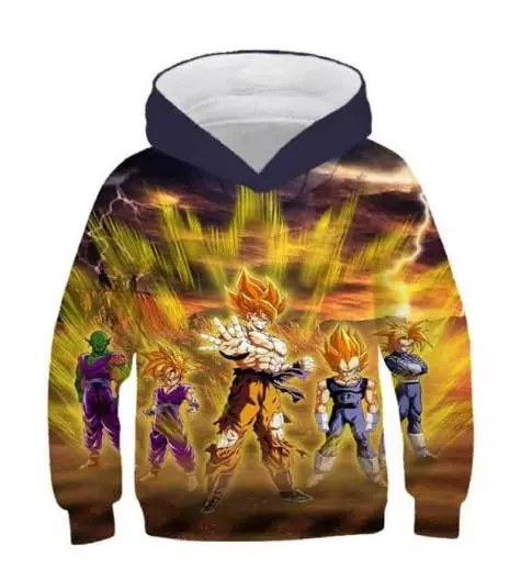 Sweat DBZ Enfant Rage Saiyan