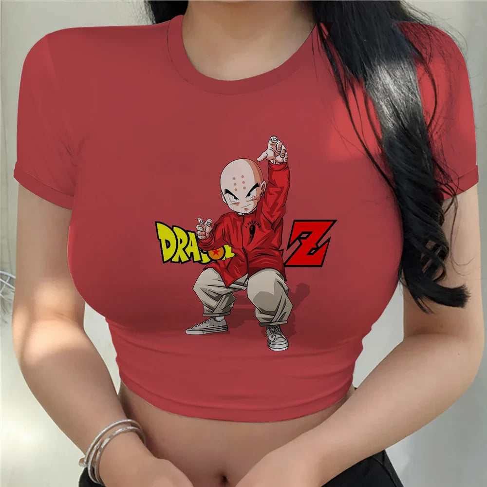 Crop Top Dragon Ball Krilin Streetwear