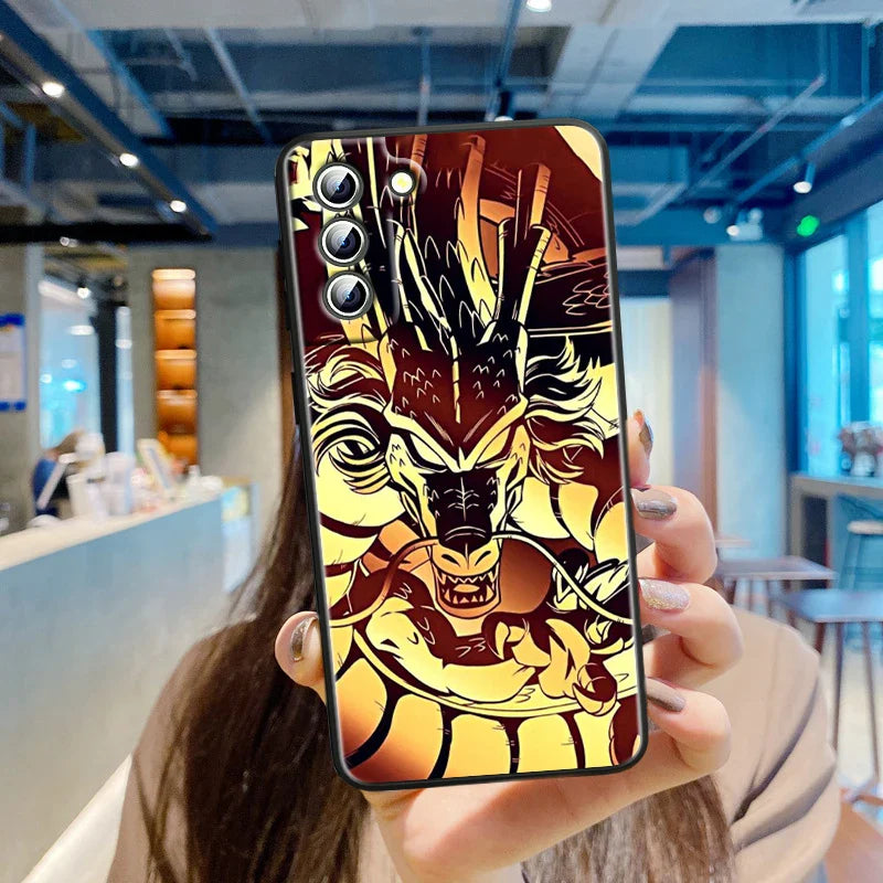 Coque Samsung Dragon Ball Shenron Doré