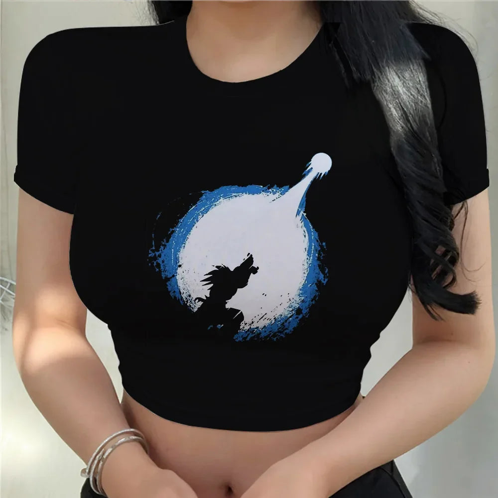 Crop Top Dragon Ball Goku Kamehameha