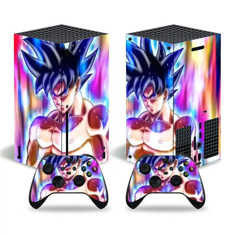 Sticker Xbox Serie X Dragon Ball Goku Ultra Instinct