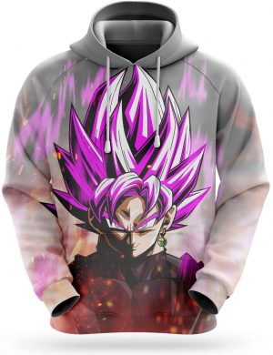 Sweat Dragon Ball Super Black Goku Rosé