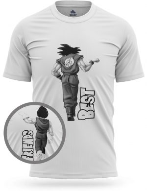 T Shirt Sangoku Vegeta Meilleurs Amis