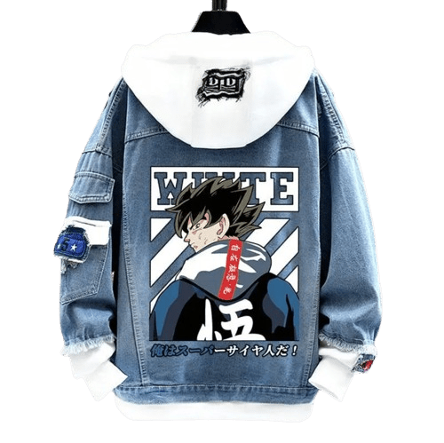 Veste en Jean Dragon Ball Goku Streetwear