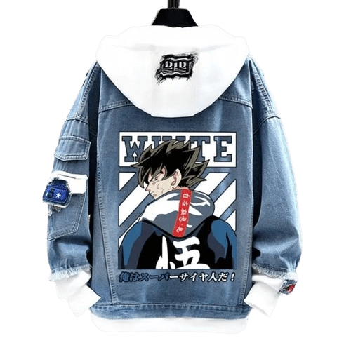 Veste en Jean Dragon Ball Goku Streetwear