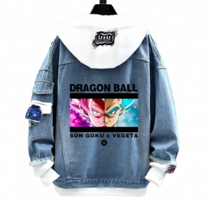 Veste en Jean Dragon Ball Son Goku x Vegeta