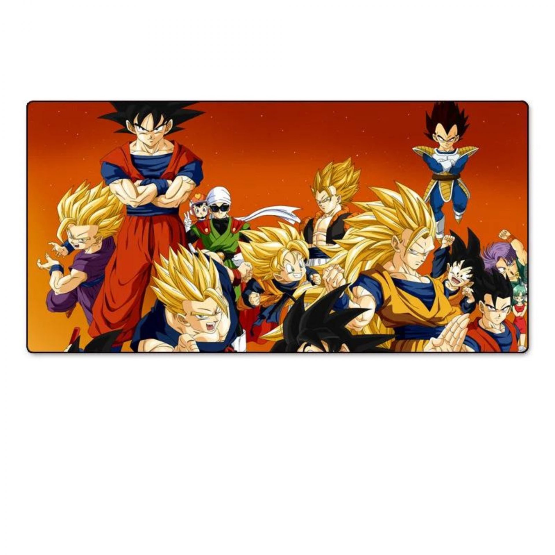 Tapis de Souris Dragon Ball Guerriers Saiyan