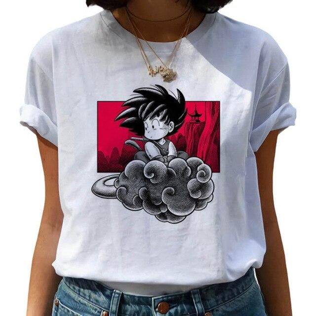 T-Shirt DBZ Femme Nuage Magique