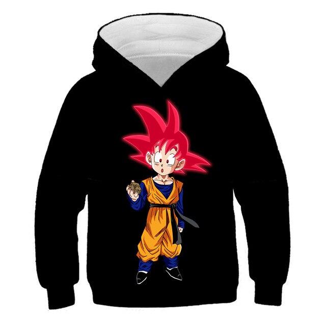 Sweat DBZ Enfant - Goku Petit Kaioken