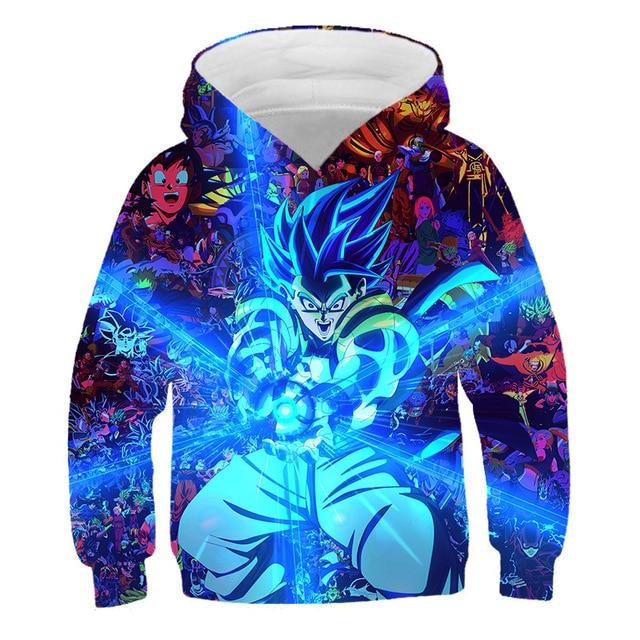 Sweat DBZ Enfant - Gogeta SSJ Blue