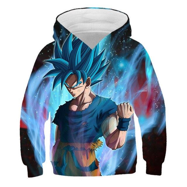 Sweat DBZ Enfant - Goku SSJ Blue