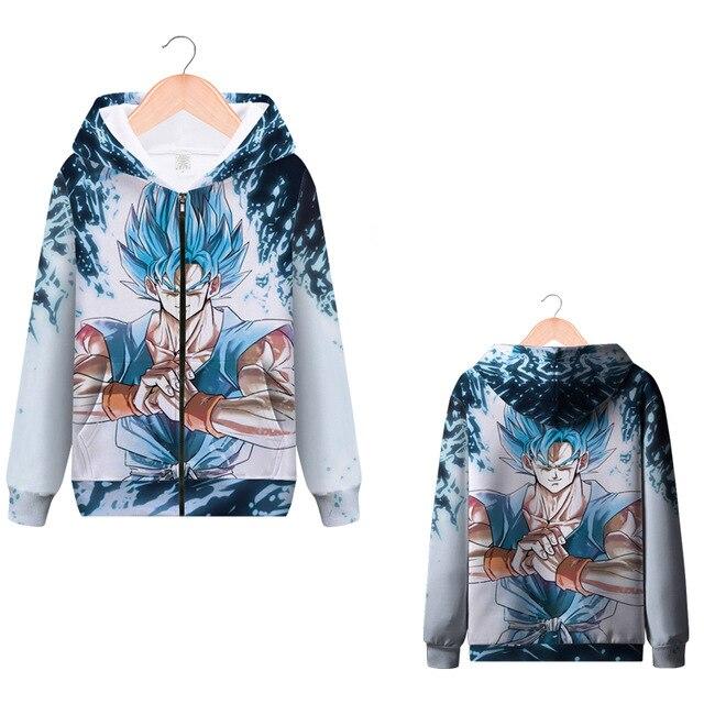 Sweat Zip DBZ - Goku SSJ Blue