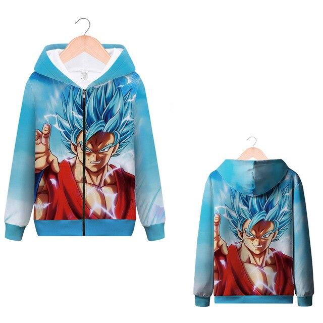 Sweat Zip DBZ -Goku SSJ Blue Kaioken