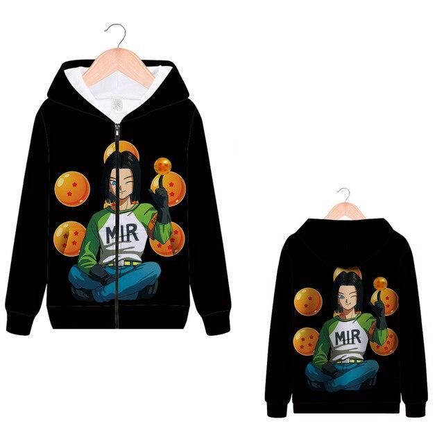 Sweat Zip DBZ - Androïde C-17