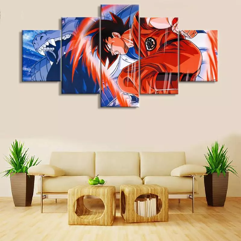 Toile Dragon Ball Kaioken
