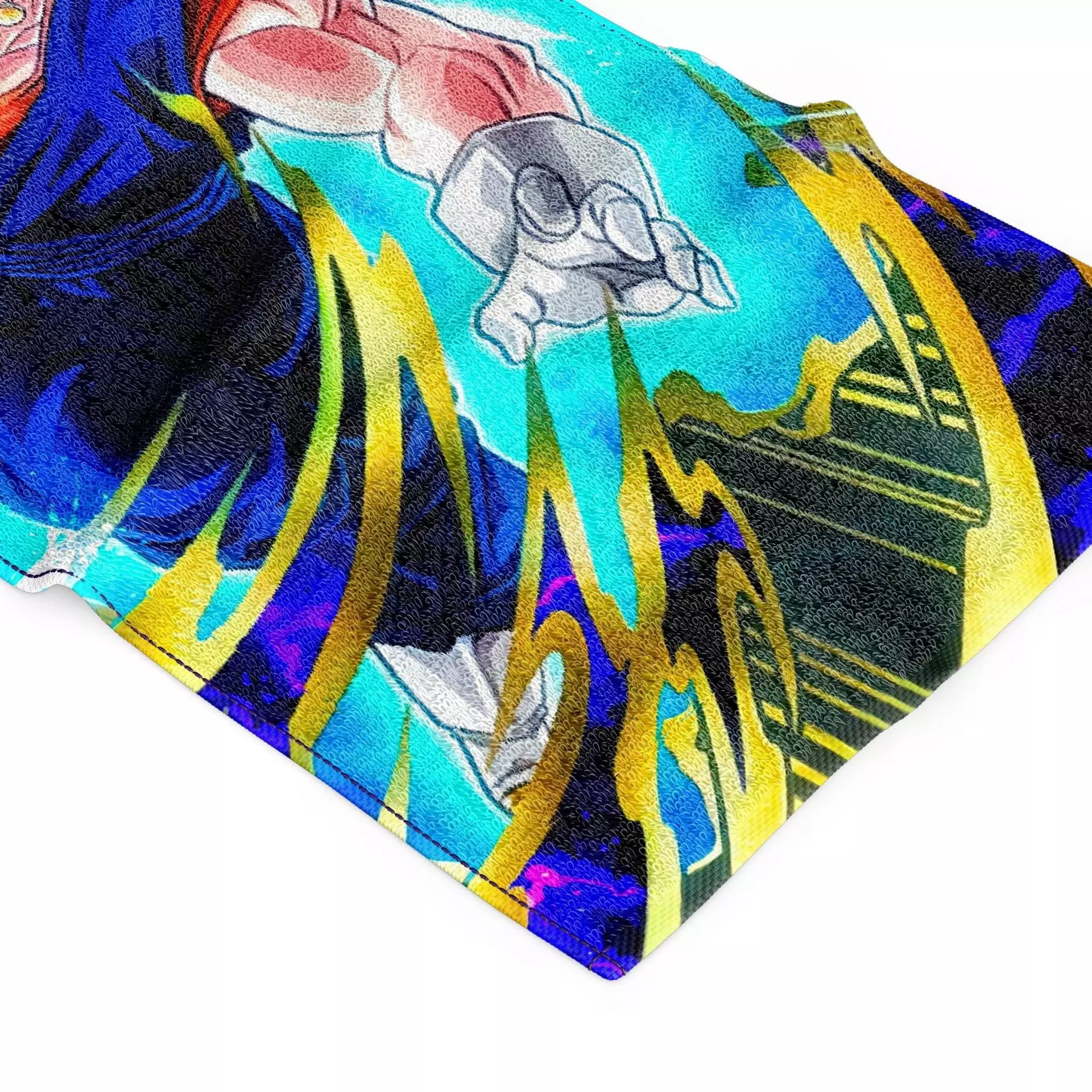 Serviette Dragon Ball Vegeto Blue – Image 2