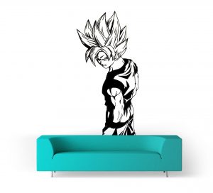 Sticker Mural Son Goku Super Saiyan