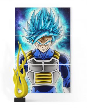 Tableau Dragon Ball Super Bardock SSJ Blue