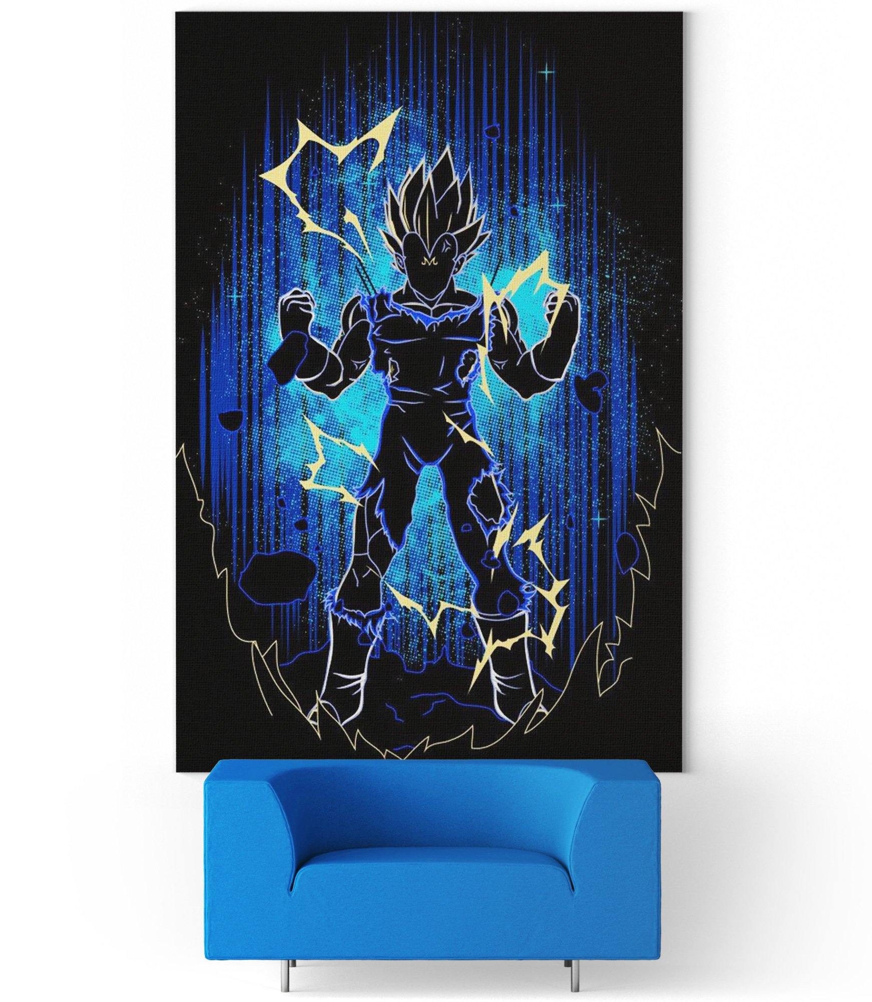 Tableau Dragon Ball Z Vegeta SSJ2